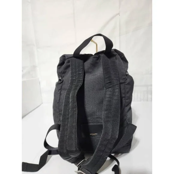 Authentic Saint Laurent Hunting Backpack Black - Picture 4 of 12